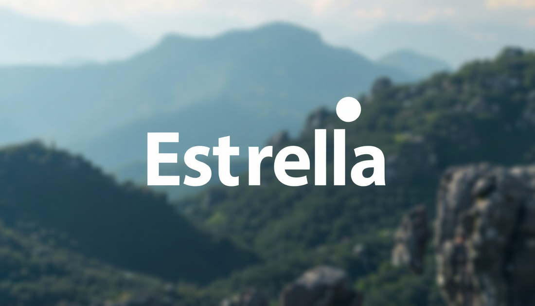 Estrella logo over a blurred mountain landscape promoting the best seasonal HVAC deals 2025