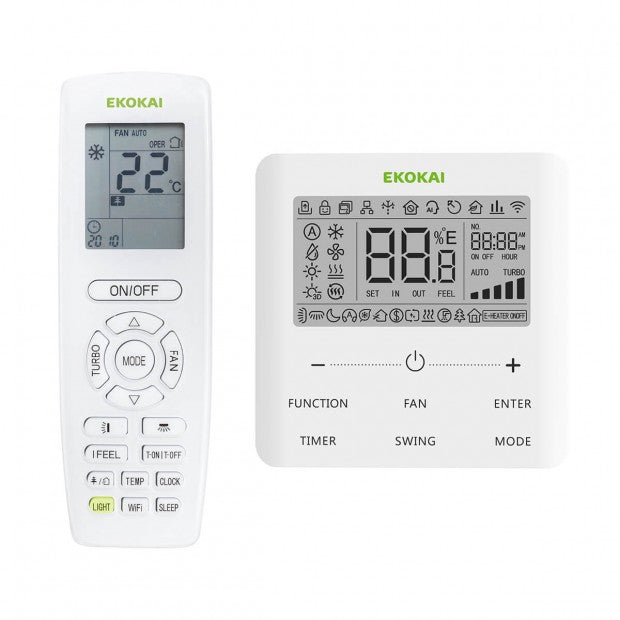 Cassette EKOKAI EKO-SMA50FGMX-W con control remoto y panel de mando digital EKOKAI EKO-SMA50FGMX-W precios