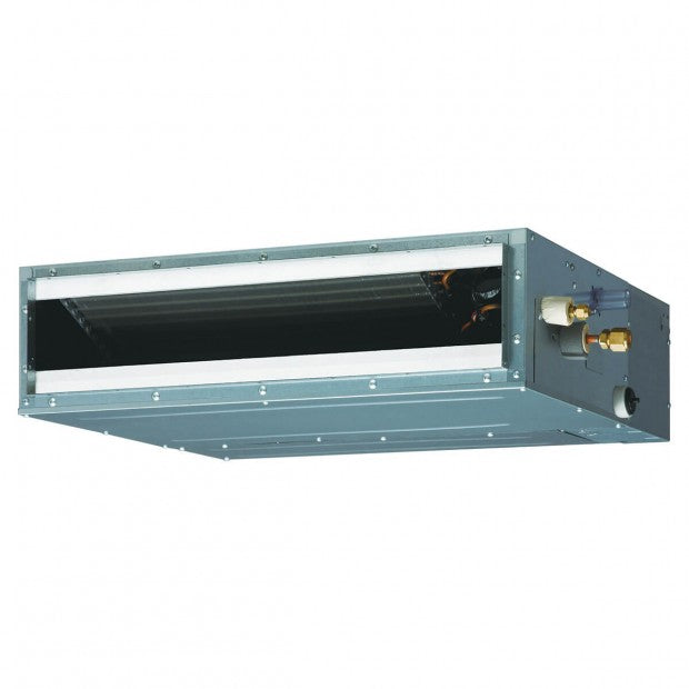 Conducto para aire acondicionado por conductos Fujitsu en acabado metálico rectangular