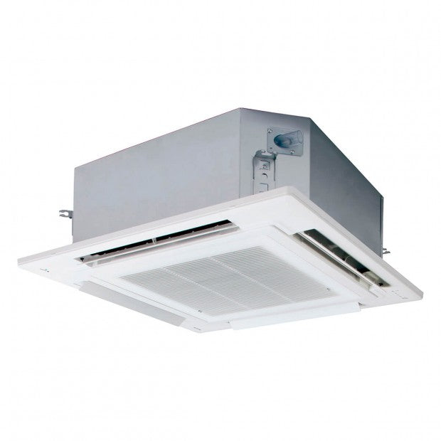 Cassette de aire acondicionado PANASONIC para instalación en techo con equipo de aire acondicionado R32