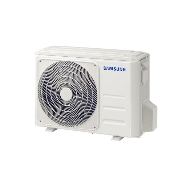 Unidad exterior del aire acondicionado inverter Samsung SAM-F-AR09ART SILVER en color blanco